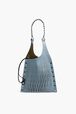 Sac Le Baltard hobo Baby blue vue de face