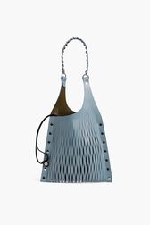 Sac Le Baltard hobo Baby blue vue de face