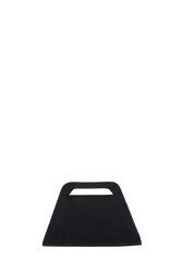 Trapeze "MY RYKIEL BAG" Velvet Bag Black front view