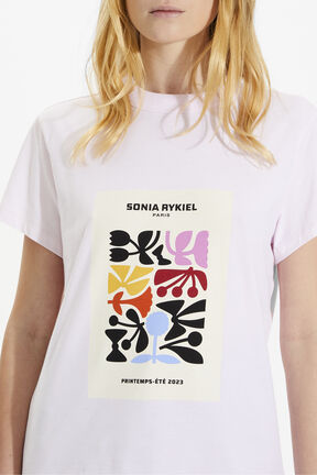 Women Cotton T-Shirt Baby pink details view 2