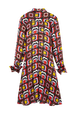 Robe courte motif Mai 68 femme Multico crea vue de dos
