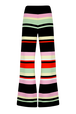 Pantalon à jambes larges femme Noir vue de dos