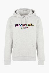 Hoodie à capuche rykiel paris Gris vue de face