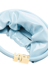 Domino mini vinyl bag Baby blue details view 3