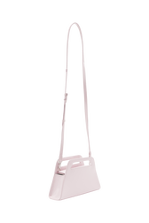 Trapeze vinyl bag Baby pink details view 1