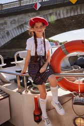 Jupe fille logo Sonia Rykiel Multico vue de détail 1