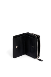 Leather wallet with studs Black details view 2