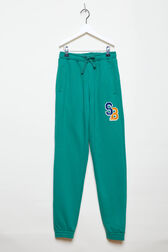 Jogging oversize fille - BONTON x Sonia Rykiel Vert vue de détail 7