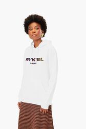 Hoodie à capuche rykiel paris Blanc vue de détail 2