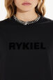 Short-sleeved crew-neck T-shirt Black details view 1