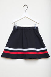 Jupe courte fille Noir vue de dos