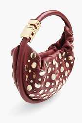 Sac Domino mini en cuir et studs Barolo vue de détail 2