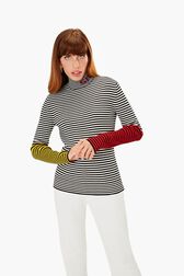 Multicolor Sailor Sweater White details view 1