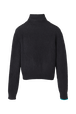 Col roulé mohair femme Noir vue de dos