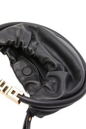 Sac domino mini en cuir Noir vue de détail 3