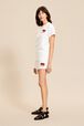 Women Mouth Print T-shirt White details view 1