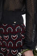 Blouse col lavalière à manches longues Noir vue de détail 2