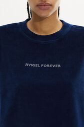 Sonia Rykiel Short-sleeved Velvet T-Shirt