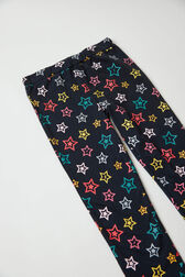 Girl Straight Denim Pants Black details view 3
