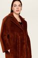 Manteau long velours femme Cafe vue de détail 2