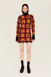 Robe courte col roulé Mai 68 femme Multico crea vue de détail 2