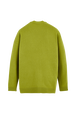Women Flowers Cardigan Pistachio back view