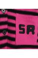 Cardigan tricot rayé Fuchsia vue de détail 1