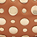 MIni Domino bag in leather and studs Brun 