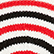 Striped Beret White 