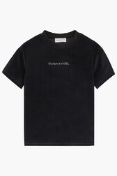 T-shirt velours rykiel Noir vue de face