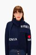 Sonia Rykiel Scarf Navy details view 2