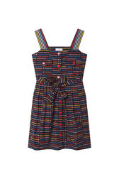 Sonia Rykiel Girl Dress with Straps Multico front view