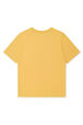 BONTON x Sonia Rykiel Printed Cotton Girl Oversized T-shirt Yellow back view