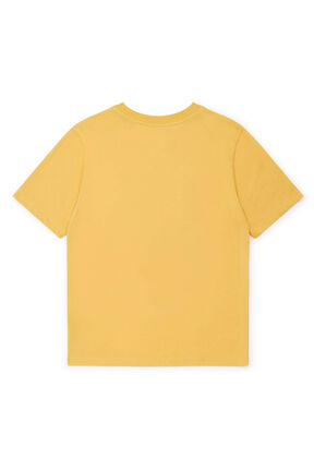 T-shirt fille coton oversize BONTON x Sonia Rykiel  Jaune vue de dos