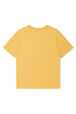 BONTON x Sonia Rykiel Printed Cotton Girl Oversized T-shirt Yellow back view