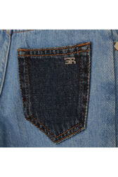 Denim Girl Trousers Raw details view 2