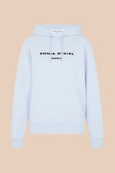 Women Sonia Rykiel logo Hoodie Baby blue front view