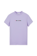 Women Signature Multicolor T-Shirt Lilac front view