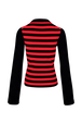 Women Jane Birkin Sweater Black/red back view