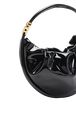 Domino Medium Vinyl Bag Black details view 2