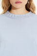 Short-sleeved jumper Sky details view 1