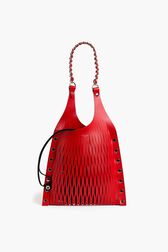 Sac Le Baltard hobo Rouge vue de face