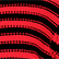 Women Big Poor Boy Striped Cardigan Black/red 