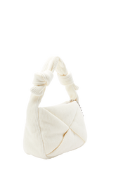 Sac caméra Demi-Pull medium en maille Creme vue de dos