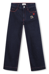 Heart Stitch Denim Raw front view