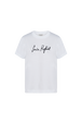 Short-sleeved T-shirt White front view