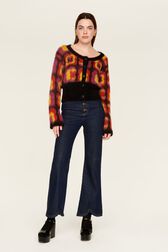Cardigan jacquard Mai 68 femme Multico crea vue de détail 3