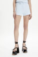 Short en velours femme Baby blue vue de détail 1