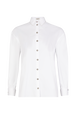 Chemise en popeline Blanc vue de face