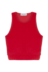 Brassière velours rykiel Rouge vue de face